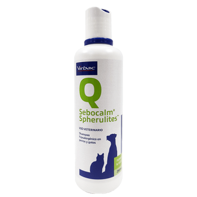 SHAMPOO DERMATOLOGICO SEBOCALM SPHERULITES VIRBAC 250 ML1