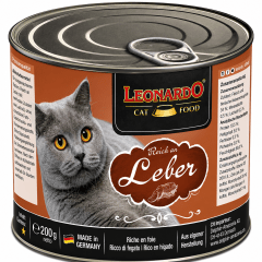 LATA LEONARDO GATO HIGADO 200 GR