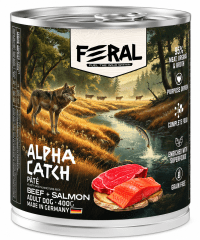 FERAL WET VACUNO Y SALMON 400 G