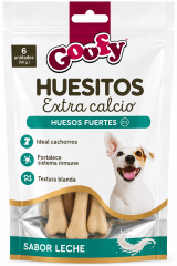 GOOFY HUESITOS EXTRA CALCIO LECHE 40G