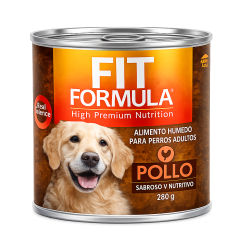LATA FIT FORMULA PERRO SABOR POLLO  280G