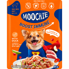 SACHET MOOCHIE CANINO BOOST IMMUNE PATO 85 G