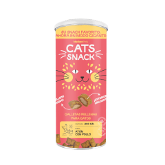 MAXI GALLETA RELLENA CAT SNACK  ATUN CON POLLO 200 G