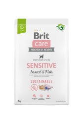 BRIT CARE ADULTO INSECT & FISH SENSITIVE 3KG