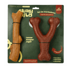 JUGUETE STAY WILD PACK 2: RAMA Y HUESO EN 