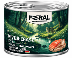 FERAL WEET ADULT CAT PATO Y SALMON 200 GR
