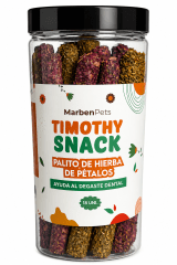 TIMOTHY SNACK PALITO DE HIERBA DE PETALOS 18 UNIDADES