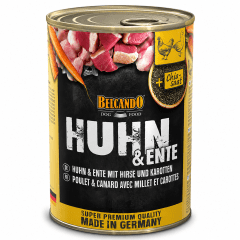 LATA BELCANDO PERRO ADULTO POLLO Y PATO 400 GR
