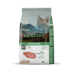 BRAVERY KITTEN POLLO 2KG