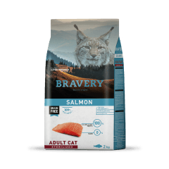 BRAVERY GATO ADULTO SALMON STERILIZED