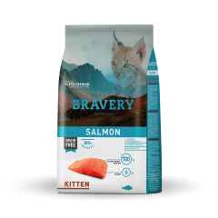 BRAVERY KITTEN SALMON 2KG