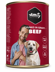 LATA AMITY PERRO  VACUNO 1.25 KG