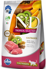 N&D TROPICAL GATO ADULTO CASTRADO CERDO CEREALES Y FRUTAS TROPICALES