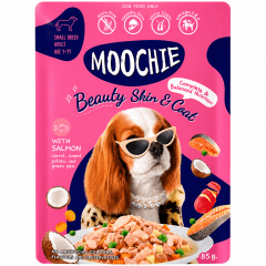 SACHET MOOCHIE CANINO BEAUTY SKIN & COAT  SALMON 85 G