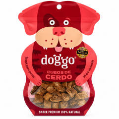 DOGGO SNACK PARA PERROS CUBOS DE CERDO 90 GR
