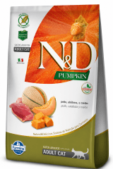 N&D PUMPKIN GATO ADULTO PATO CALABAZA MELON