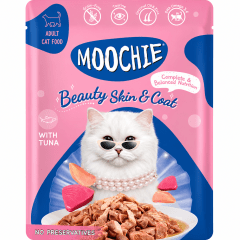 SACHET MOOCHIE FELINO  BEAUTY SKIN & COAT  ATUN 70G