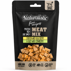 NATURALISTIC FINE RECIPES CHICKEN WITH GOJI BERRY & DUCK WITH CRANBERRY 100 GR
