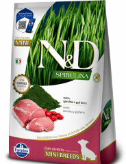 N&D ESPIRULINA PERRO CACHORRO MINI CERDO SPIRULINA GOJIBERRY 2.5 KG