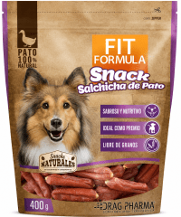 SNACK NATURAL FIT FORMULA SALCHICHA DE PATO 400 G