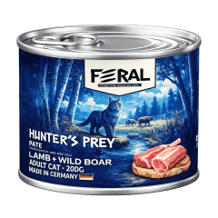 FERAL WEET ADULT CAT CORDERO Y JABALÍ 200 GR