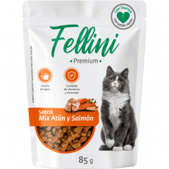 SACHET FELLINI ATUN Y SALMON 85 G