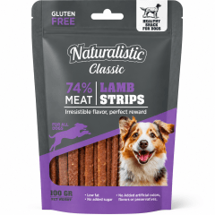 NATURALISTIC CLASSIC LAMB STRIPS 100 GR