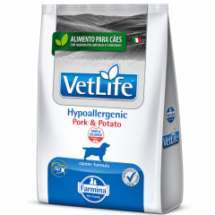 VETLIFE CANINO HYPOALLERGENIC PORK & POTATO