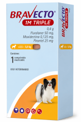 BRAVECTO 1M TRIPLE 2.5 - 5 KG