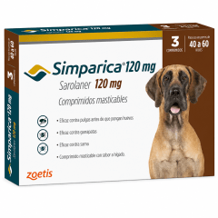 SIMPARICA 40 A 60 KG 3 COMPRIMIDOS