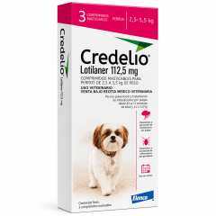 CREDELIO 2.5 A 5.5 KG 3 COMPRIMIDOS