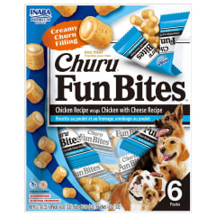 CHURU FUN BITES PERRO CHICKEN WRAPS CHICKEN WITH CHEESE 6 PACKS
