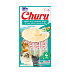 CHURU GATO POLLO CON CANGREJO 4 TUBOS