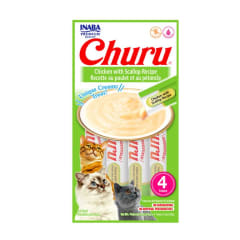 CHURU GATO POLLO CON OSTION 4 TUBOS