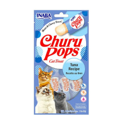 CHURU POPS CAT TREAT ATÚN 4 TUBES