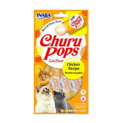 CHURU POPS CAT TREAT POLLO 4 TUBES