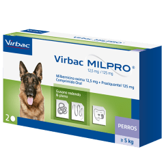 MILPRO PERRO ADULTO MAYOR 5 KG 2 COMPRIMIDOS