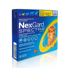 NEXGARD SPECTRA 3.6 A 7.5 KG 1 COMPRIMIDO