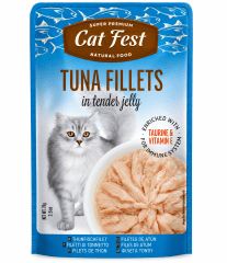 CAT FEST FILLETS ATUN 70G