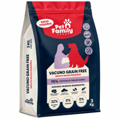 PET FAMILY GRAIN FREE ADULTO RAZAS PEQUEÑAS 3KG