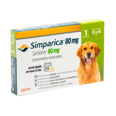 SIMPARICA 20 A 40 KG 1 COMPRIMIDO