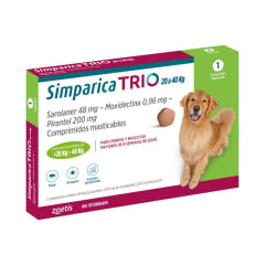 SIMPARICA TRIO 20 A 40 KG 1 COMPRIMIDO