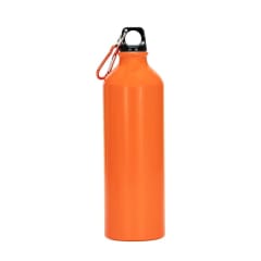 Botella Deportiva de Aluminio 800cc Naranja
