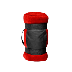 Manta de Polar Anti-peeling Rojo