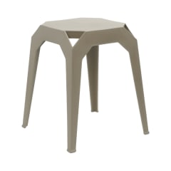 Piso apilable de plástico rígido Beige