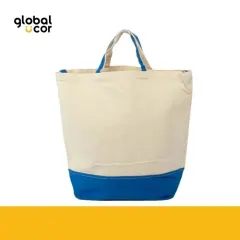 Bolsa Shopper Canvas Algodón 10 onzas Azul