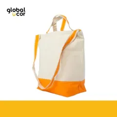 Bolsa Shopper Canvas Algodón 10 onzas Naranja