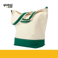 Bolsa Shopper Canvas Algodón 10 onzas Verde