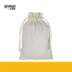 Saco 100% Algodón 120g 20x29 cm Natural