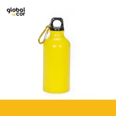 Botella Deportiva de Aluminio 420cc Amarillo